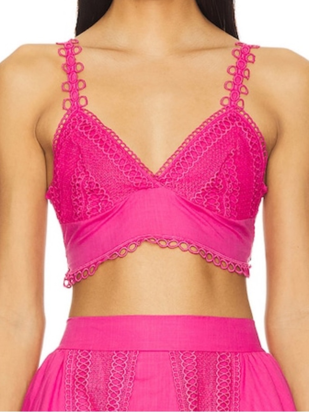 💕PEIXOTO for Revolve: Jasmine Crop Top in pink passion XS NWT 💕